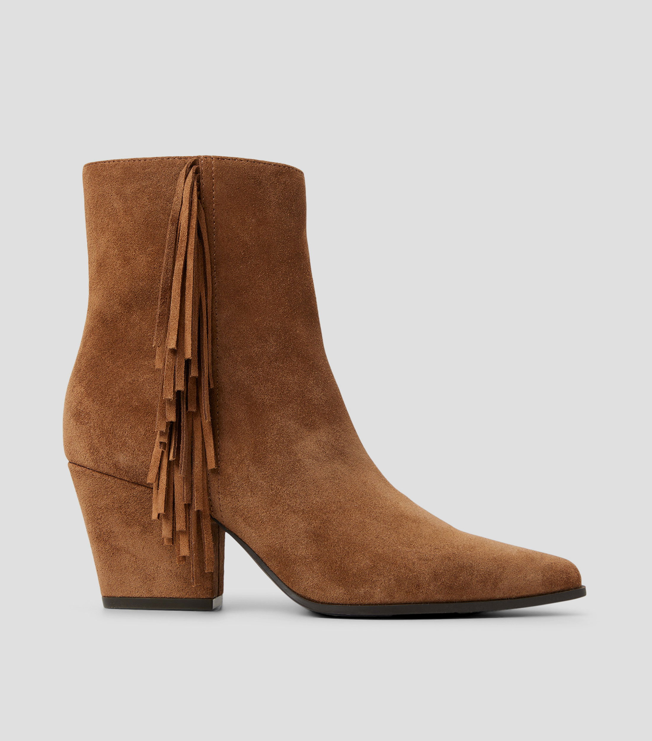 Botines Casuales con tacón medio y ancho Mujer